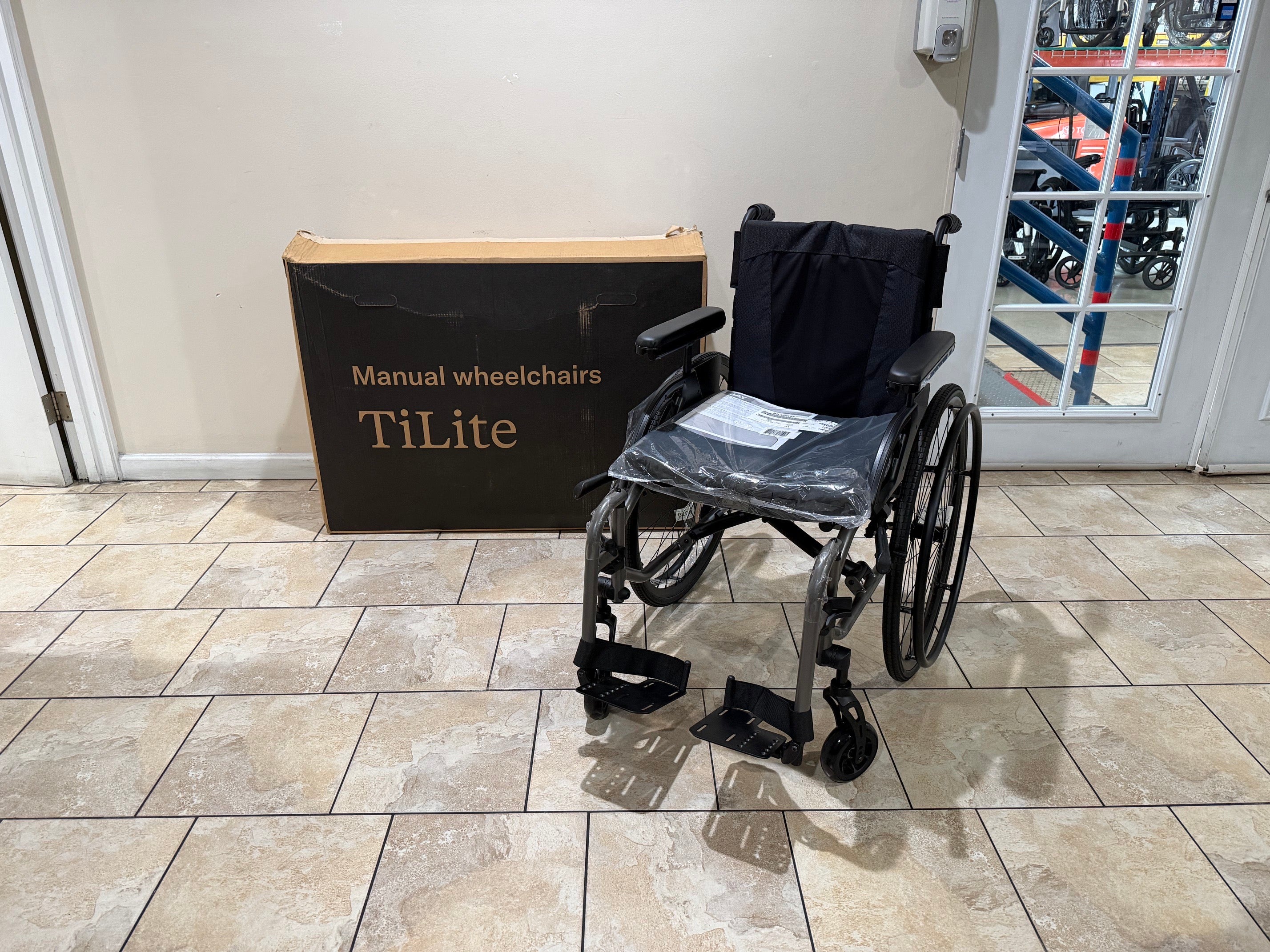 TiLite X Folding Ultra Light Wheelchair