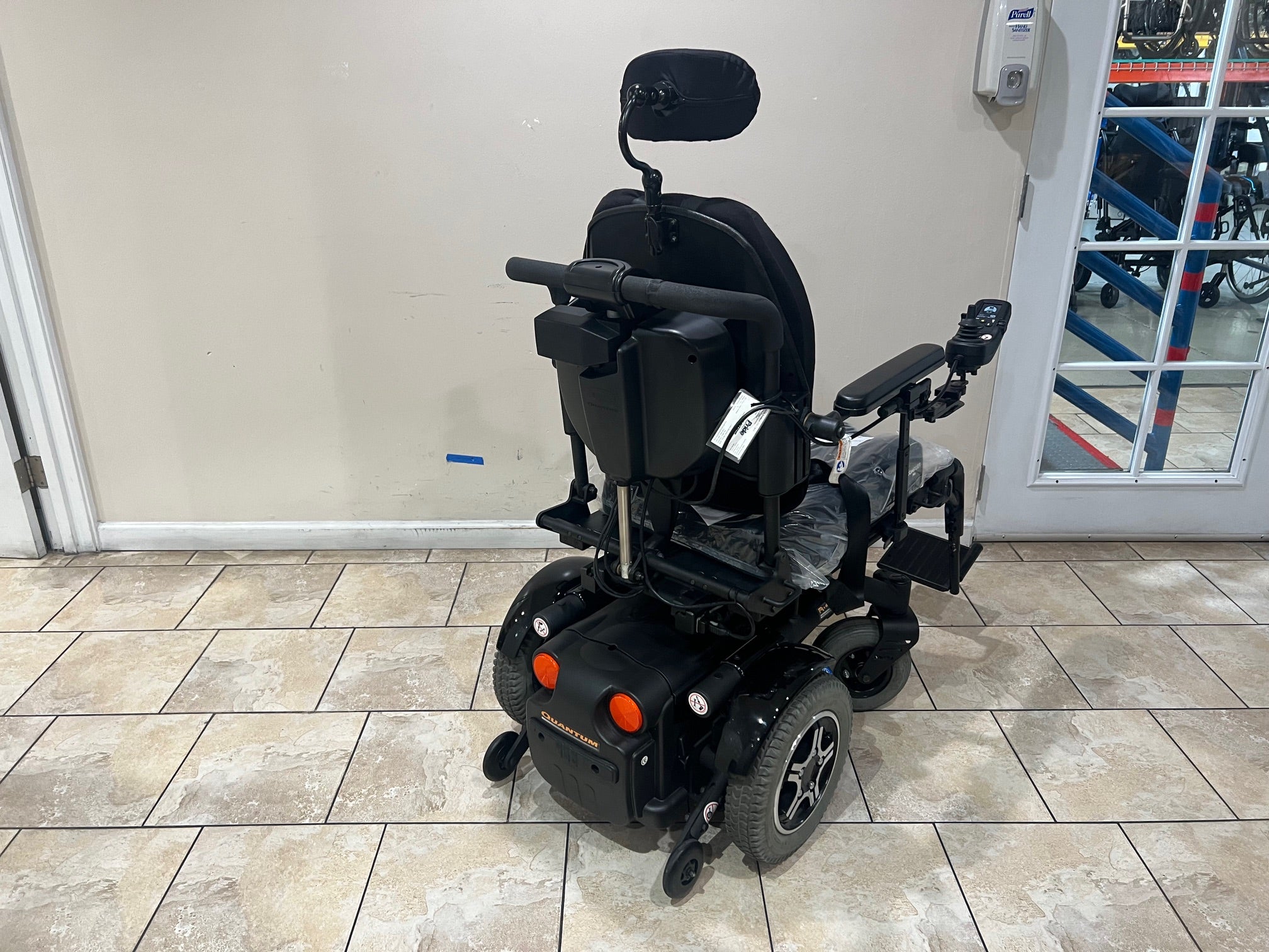 Quantum R-4000 Rear-Wheel Drive Power Chair with High-Speed Motors
