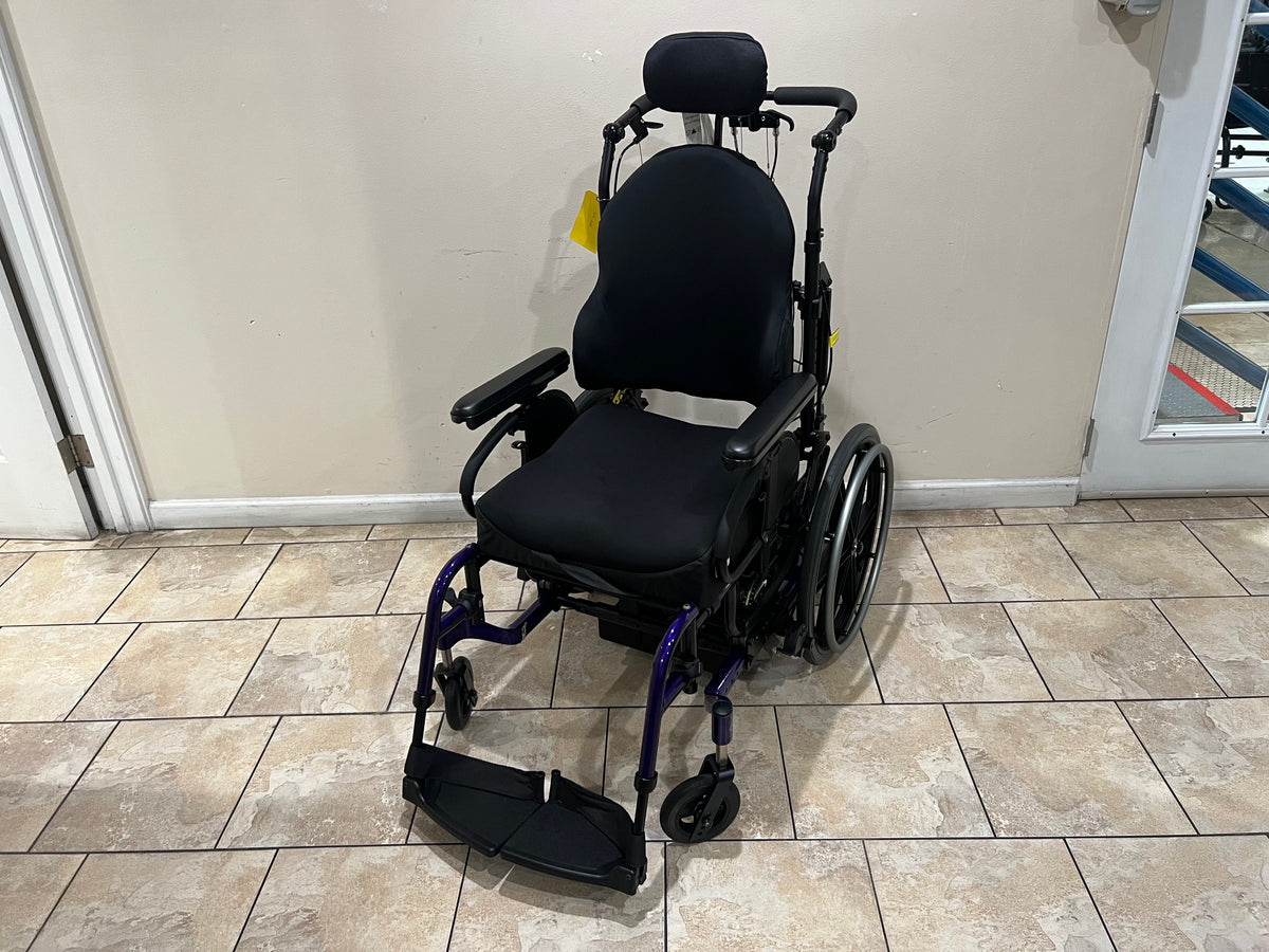 Sunrise Quickie Iris Recliner and Tilt Wheelchair