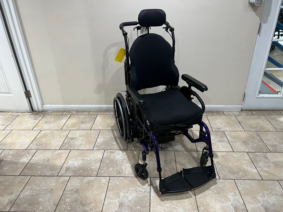 Sunrise Quickie Iris Recliner and Tilt Wheelchair