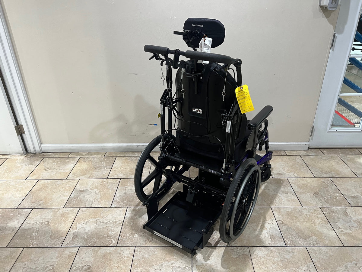 Sunrise Quickie Iris Recliner and Tilt Wheelchair