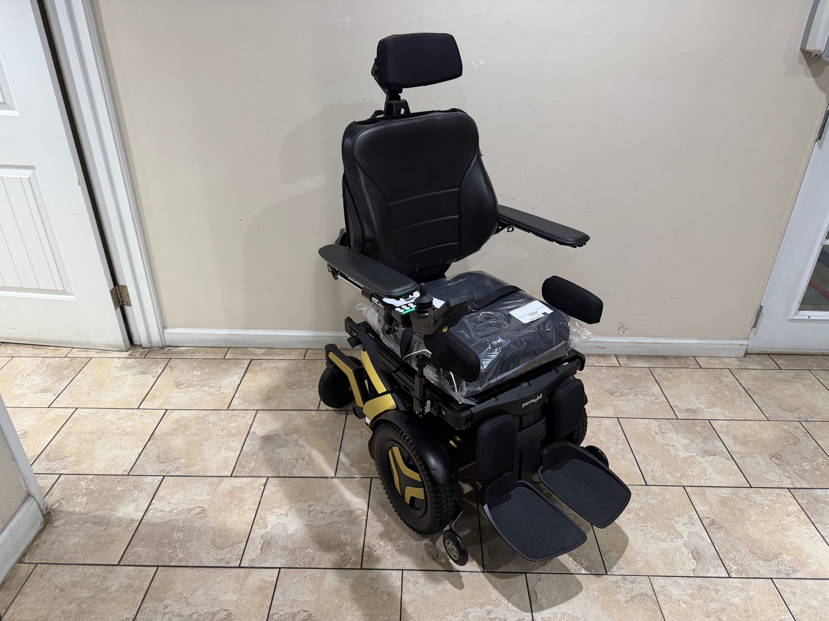 Permobil F3 Corpus Rehab Power Wheelchair with Seat Elevator