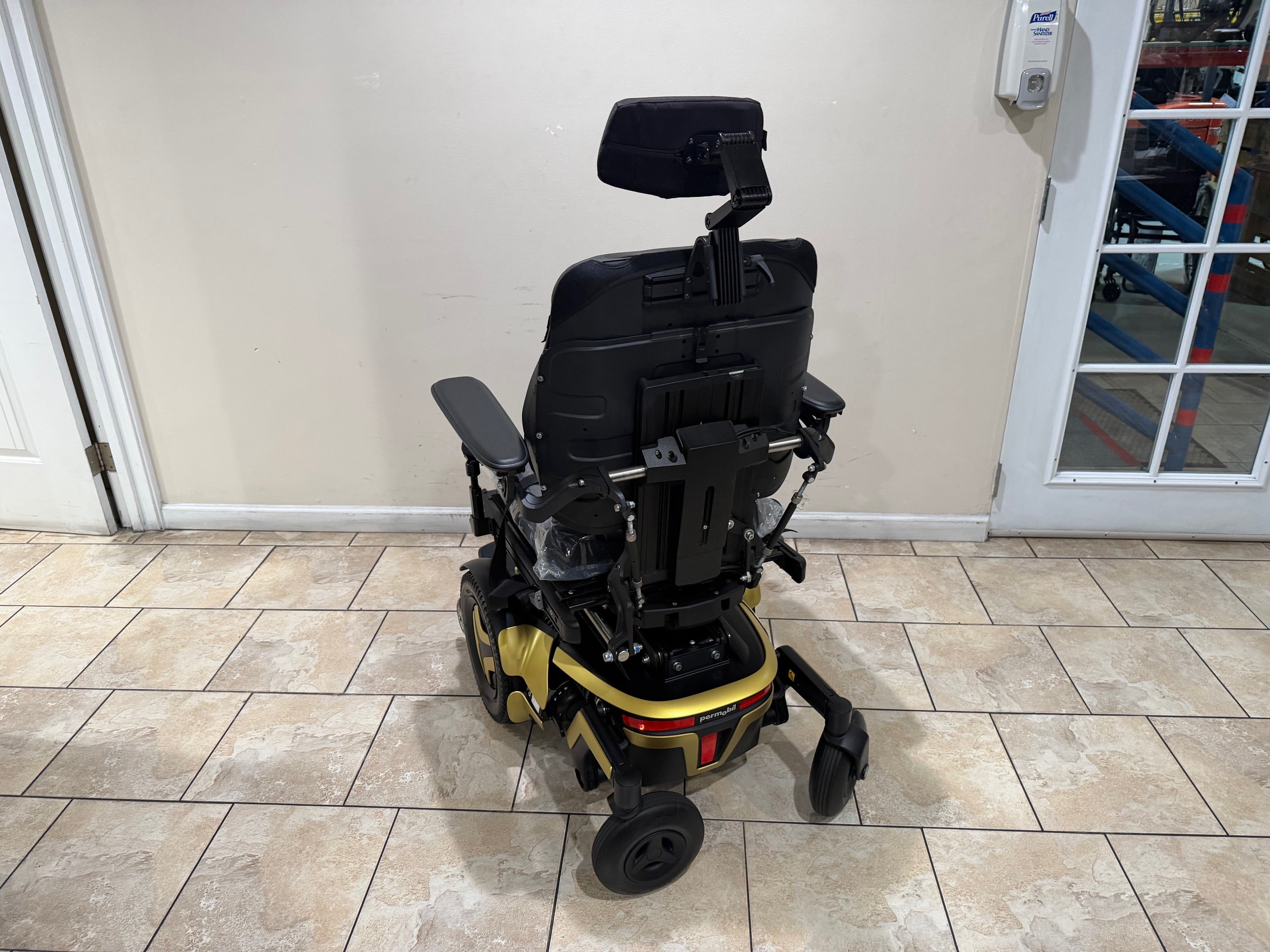Permobil F3 Corpus Rehab Power Wheelchair with Seat Elevator