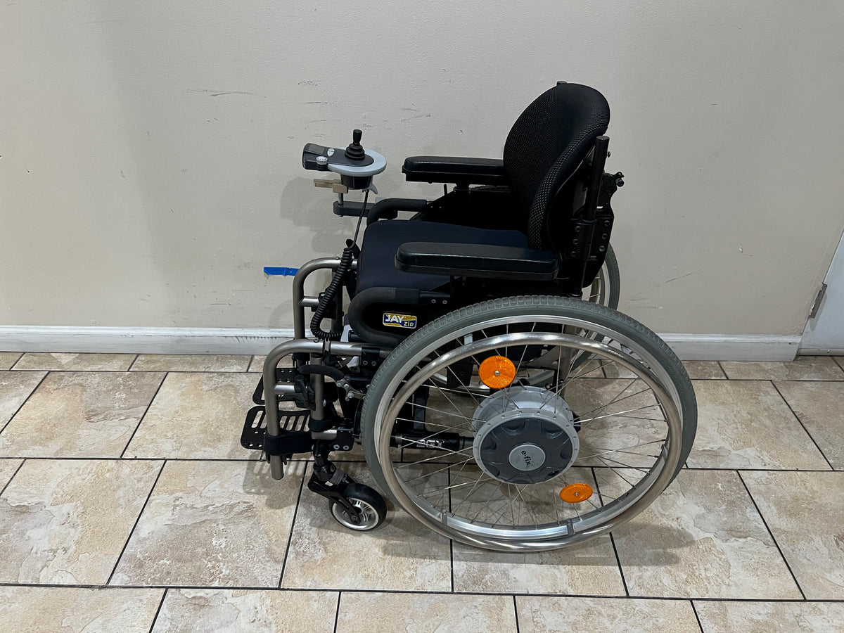 TiLite 2GX Titanium Wheelchair with E-Fix Add-On Drive System