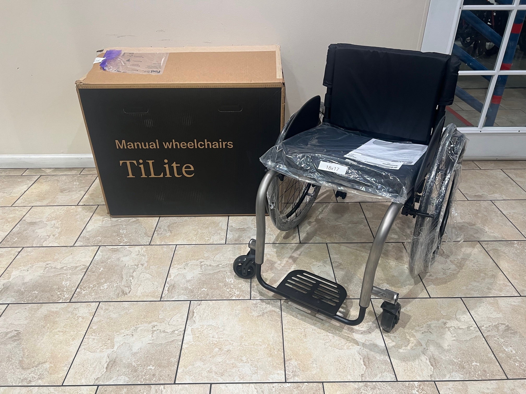 TiLite ZRA Ultra Light Rigid Wheelchair