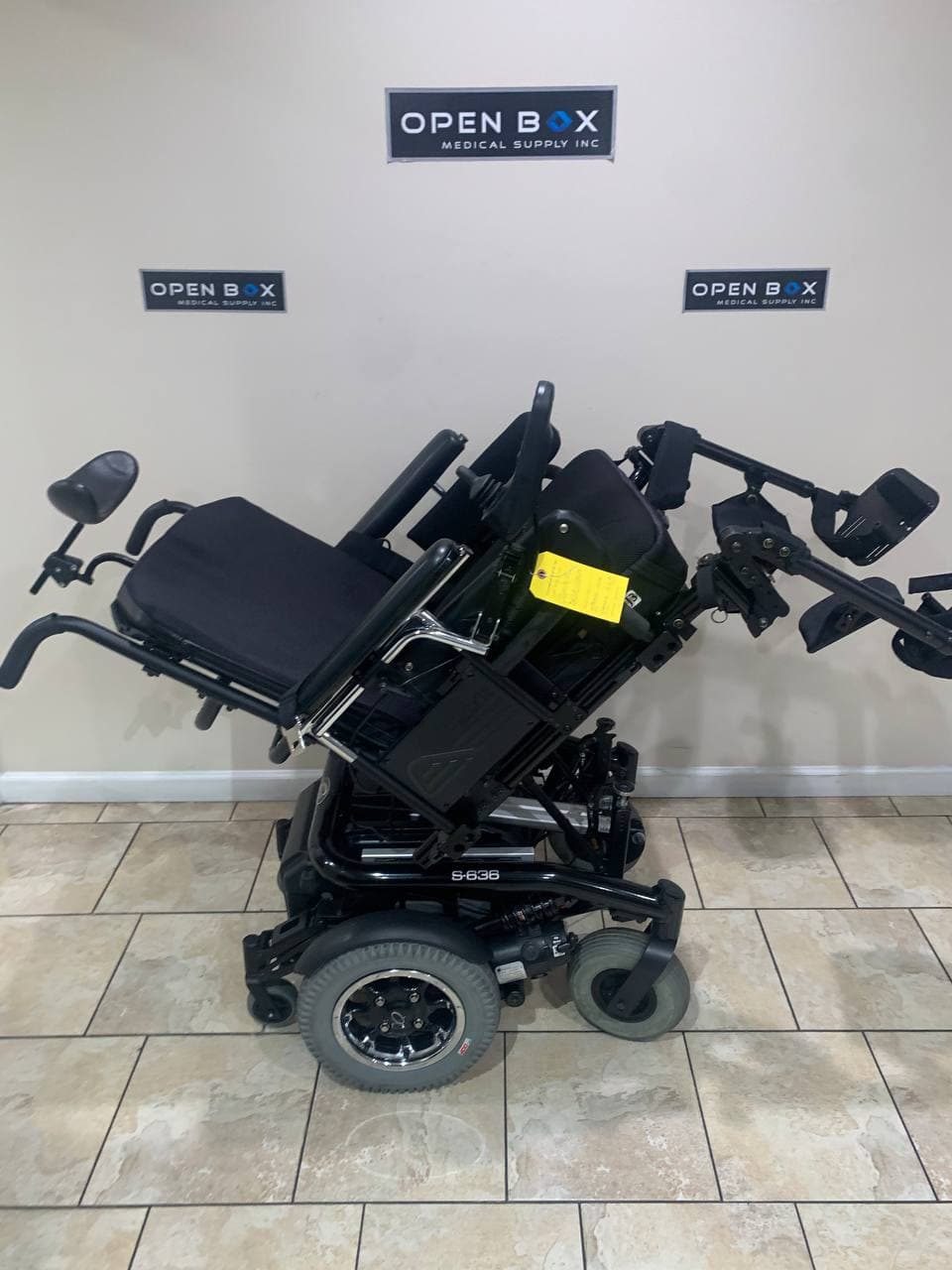 Quickie S-636 Heavy Duty Power Tilt Wheelchair