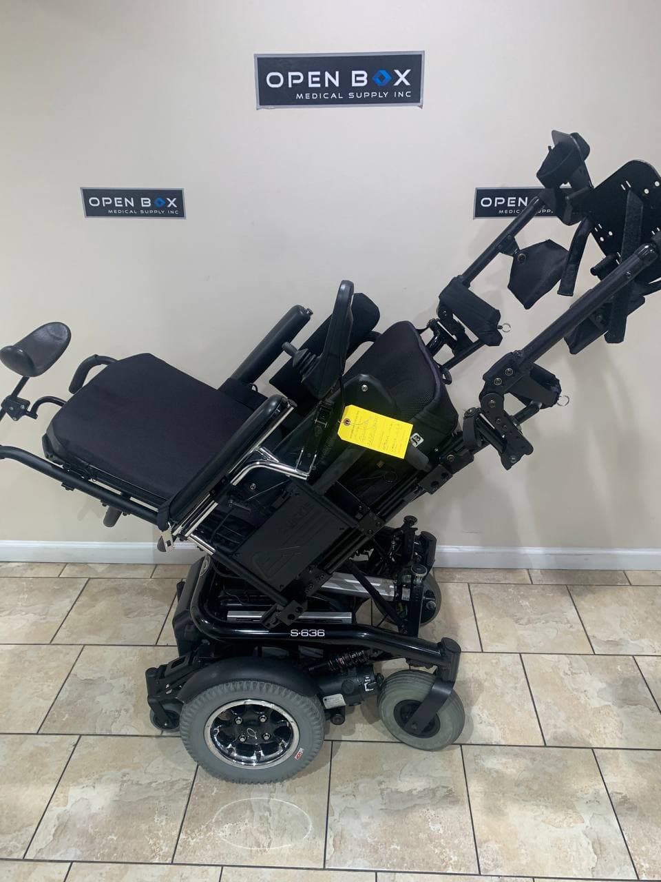 Quickie S-636 Heavy Duty Power Tilt Wheelchair